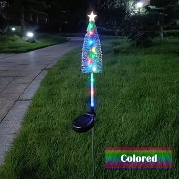 Energy Saving Landscape Lights Stars Design Lawn Lights Solar Garden Lights Christmas Decoration Colorful