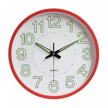 Energy-Saving Wall Clock 12inch Silent Quartz Clock Creative Glow in The Dark Clock Living Room
