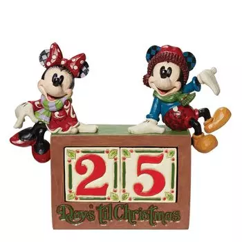 Enesco Advent Mickey Minnie Advent 8 x 23 x DTR6013057 Календарь/Фигурка Disney Traditions и размер H19.5см