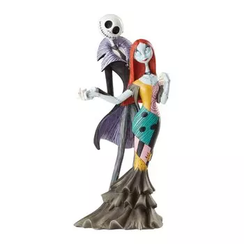 Enesco Disney Showcase Couture de Force Кошмар перед Рождеством Джек и Салли Делюкс многоцветная фигурка, 8,74 дюйма,