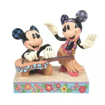 enesco Disney Традиции Микки Минни Гавайи 6016330 &