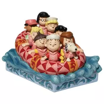 enesco Джим Шор Peanuts Gang Rafting 6007934