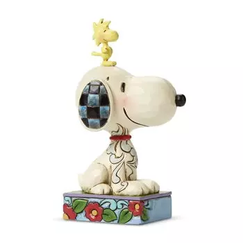 enesco PEANUTS DESIGNS BY JIM SHORE Figure Snoopy Woodstock Best & -My Friend-