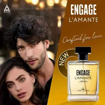 Engage L amante Absolute Eau De Parfum для мужчин, пряный, стойкий и премиальный, приятный для кожи, 100 мл 100ML