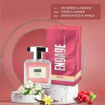 Engage Yang Eau De Parfum для женщин, цветочно-фруктовый аромат, приятные для кожи духи для женщин 100ML