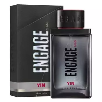 Engage Yin Eau De Parfum для мужчин, фруктово-цветочный, приятный для кожи и стойкий, 90 мл
