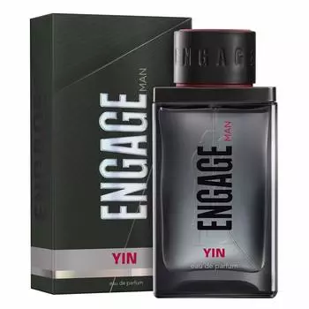 Engage Yin Eau De Parfum для мужчин, фруктово-цветочный, приятный для кожи и стойкий, 90 мл