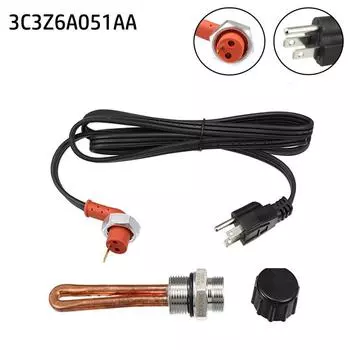 Engine Block Heater Element With Cord for Ford F250 350 450 550 3C3Z6A051AA