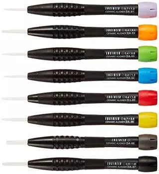 Engineer Ceramic Adjustment Screwdriver Set, 8-Piece Set, DK-91, 8-Piece Set