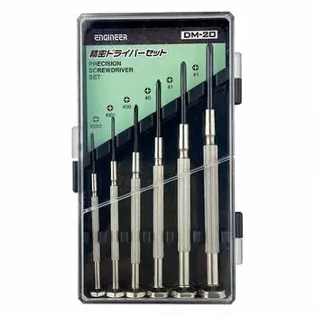 ENGINEER Engineer + precision screwdriver set 6 pieces DM-20
