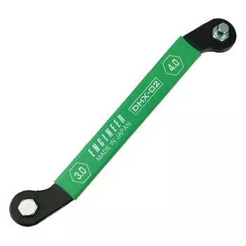 Engineer Thin Bent Wrench Offset Hex Width Across 3.0/4.0mm DHX-02