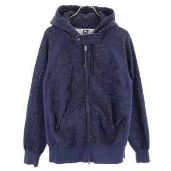 Engineered Garments Long sleeve Sweat knit Zip hoodie M Navy Back brushed Men s Used