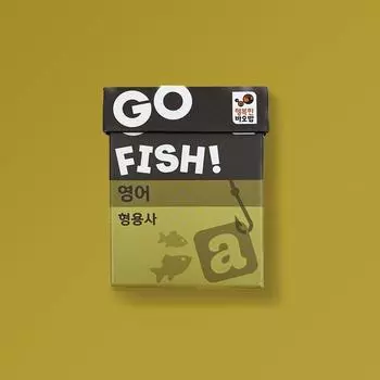 English board game, Go Fish English adjectives, Korean popular educational game