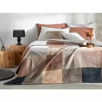 English Home Block Хлопковое двойное одеяло 200X220 см Бежевый