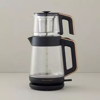 English Home Cmk 6001 Стеклянная чайная машина 2л Черный-медный