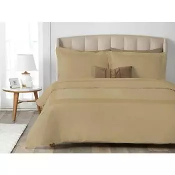 English Home Vivian Framed Cotton Satin Super King Size 4 Набор пододеяльников для подушек 260X220 см, золото