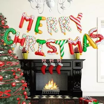 English Letter English Letter Balloon 16-inch Aluminum Film Balloon Banner Kids красный