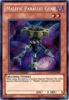 English Malefic Parallel Gear 3D Bonds Beyond Time Movie Yu-Gi-Oh (YMP1-EN003) - P...
