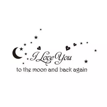 English Quote Wall Sticker Home Living Room Bedroom Wall Decal English Sentence PVC Decoration