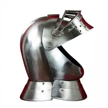 English Tourney Close Helmet - 18 Gauge Gift for Coseplay Actor