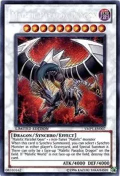 English Version Malefic Paradox Dragon 3D Bonds Beyond Time Yu-Gi-Oh! (YMP1-EN007) - Movie...