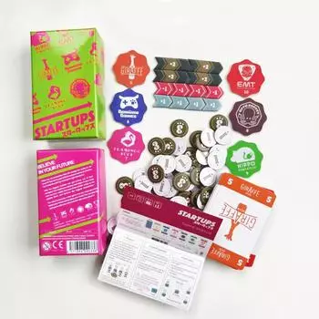 English Version Startup Company STARTUPS Happy Party Oink Small Box Board Game Circus Scout Kobayakawa Masked Man