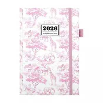 English Weekly Planner 2025-2026 Efficiency Manual One Size синий