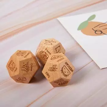 Engraved Wooden Date Night Movie Decision Dice Decider Valentine Day Date Night Gifts For Husband Wife Boyfriend Girlfriend