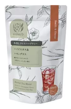 enherb Herbal Tea Cold Brew Hibiscus Lemongrass &