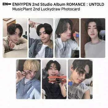 Enhypen 2-й студийный альбом ROMANCE:Фотокарточка 2-го розыгрыша от UNTOLD Music Plant Jake