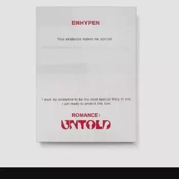 ENHYPEN Regular Romance Untold Darkblood Weavers Barn 2 Неизданный альбом