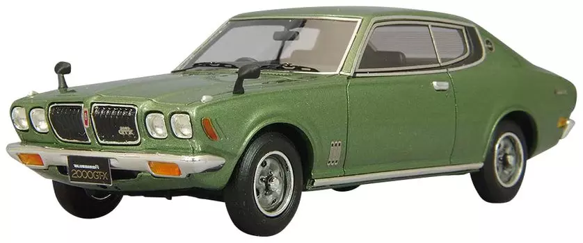 ENIF Nissan Bluebird U 2000GTX Hardtop 1974 Серебристо-зеленый металлик Готовый продукт ENIF0072 1/43 2-дверный