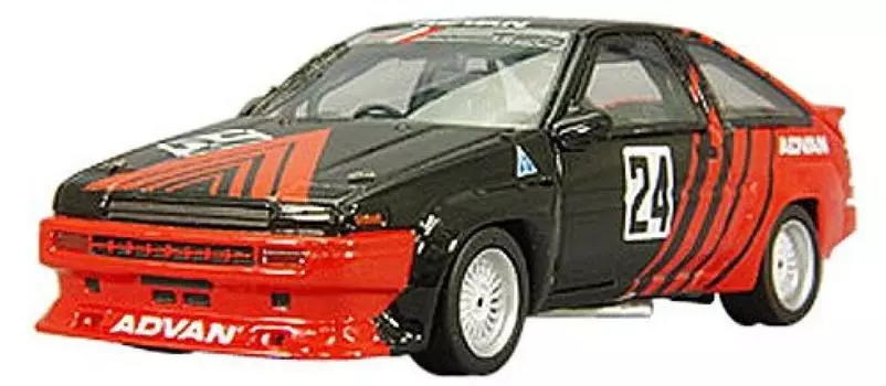 ENIF Toyota Sprinter Trueno N2 Технические характеристики 1986 Custom ADVAN Готовый продукт 1/43 #24