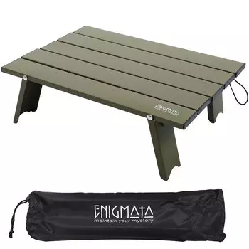 ENIGMATA Outdoor Camping Mini Aluminum Picnic Ultra Load Capacity Storage Bag в комплекте Стол, Оборудование, Стол, Складной, Компактный, Легкий,