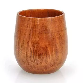 Enjoy Youth Wooden Cup Handmade Free Cup Natural Wooden Camping Outdoor Climbing Outdoor Activities Cup Heat Resistant Lacquered Japanese Style