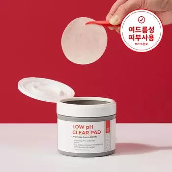 Enka Mildly Adic Acne Clear Pad Artemisia 80,39% Сыворотка для очищения кожи от прыщей Пубертат и молодость Baja, 75 листов, 2 шт.