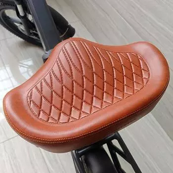 Enlarged bicycle seat cushion, mountain bike special-shaped saddle, thickened waterproof electric vehicle saddle average size