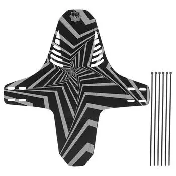 Enlee Mountain Bike Mudguard Bike Fenders Front and Rear Compatible Bicycle Mud Guard(FiveStar