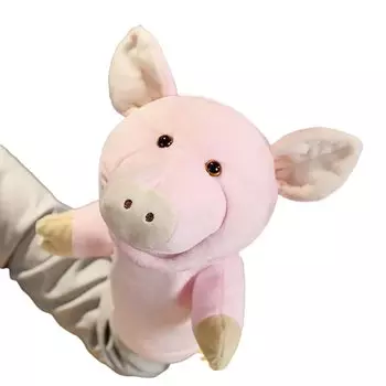 ENN LLC Puppet Hand Puppet Stuffed Toy Ventriloquism Puppet Show Glove Puppet (Pig)