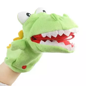 ENN LLC Puppet Hand Puppet Stuffed Toy Ventriloquism Puppet Show Glove Puppet (Crocodile)