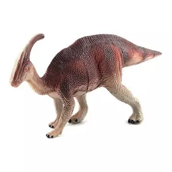 ENN LLC real dinosaur model large figure force Made of PVC (Brown Parasaurolophus)