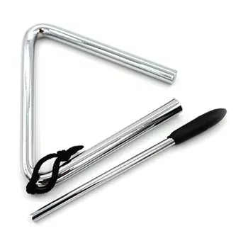 ENN LLC Треугольник Музыкальный инструмент Корпусной Звуковой Инструмент Ударный Инструмент 10 см Прибл.