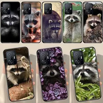 Енот для POCO X5 X3 F5 Pro X4 F4 GT M5s C40 F3 чехол для Xiaomi 13 Lite 12 11T 12T Pro 12X чехол Mi 12