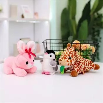 Енот Магнитная Плечевая Плюшевая Панда Тигр Животное Плюшевая Игрушка Плечевая Плюшевая Кукла Мальчики Девочки Rabbit