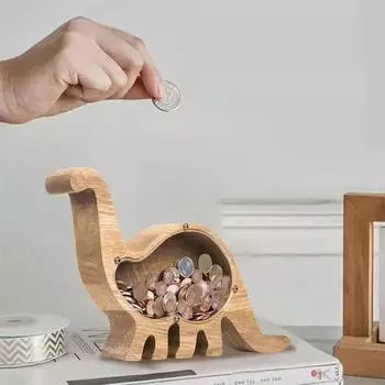 Enough-capacity Children Save Money Creative Handicraft Unbreakable Storage Box Saving Box Piggy Bank Money Jar