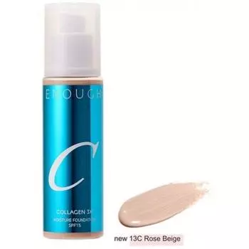 ENOUGH Collagen 3X Moisture Foundation SPF15 #13C Rose Beige, 100ml AUTHENTIC STORE