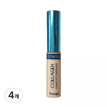 ENOUGH Collagen Cover Tip Concealer 9g, No. 13 Light Beige, 4 pcs.