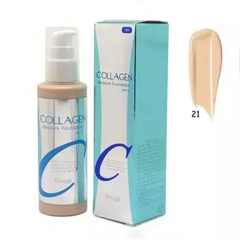 ENOUGH Collagen Moisture Foundation #21 Transparent Beige, 100ml