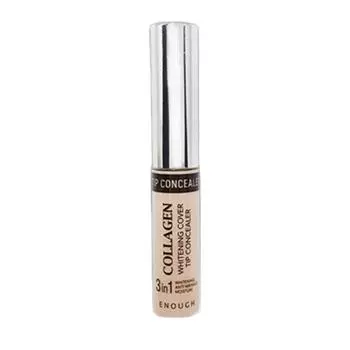 Enough Collagen Whitening Cover Tip Concealer 9g, No. 3 Natural Beige, 1 ea.