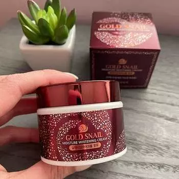 ENOUGH Gold Snail Moisture Whitening Cream 50 мл Original, Увлажняющий, Kbeauty, Корейская косметика, образец